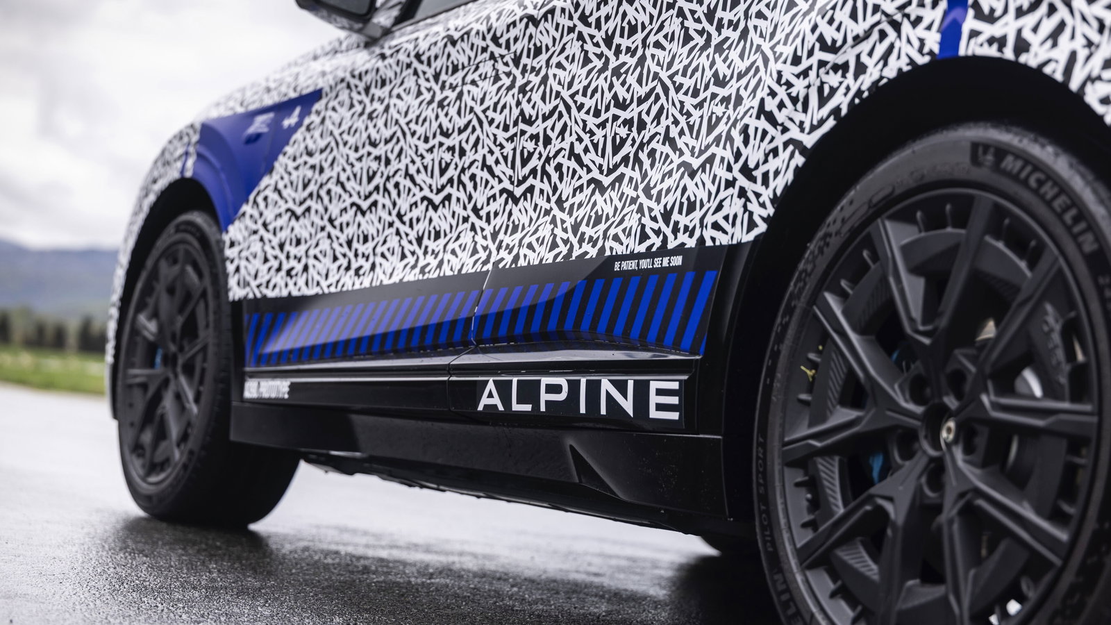 Alpine A390 prototype - side detail